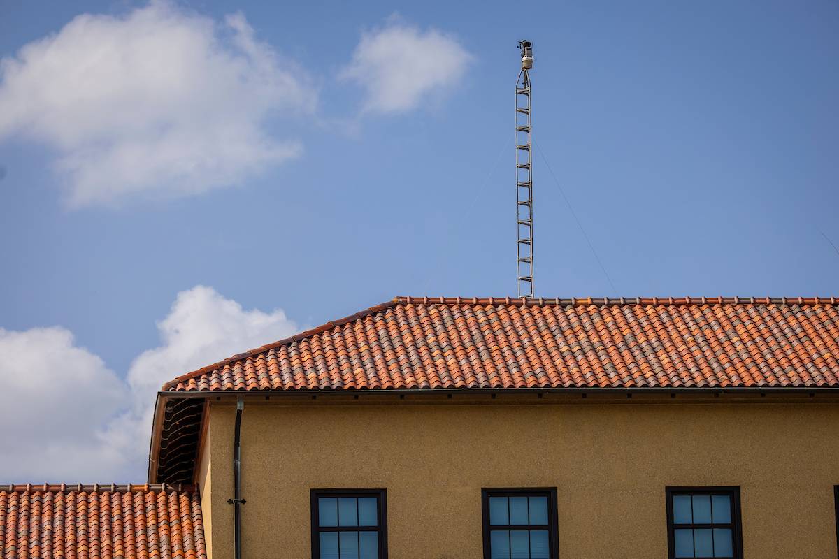Weather Station on Howe Russell Building at LSU Weather Station on Howe Russell