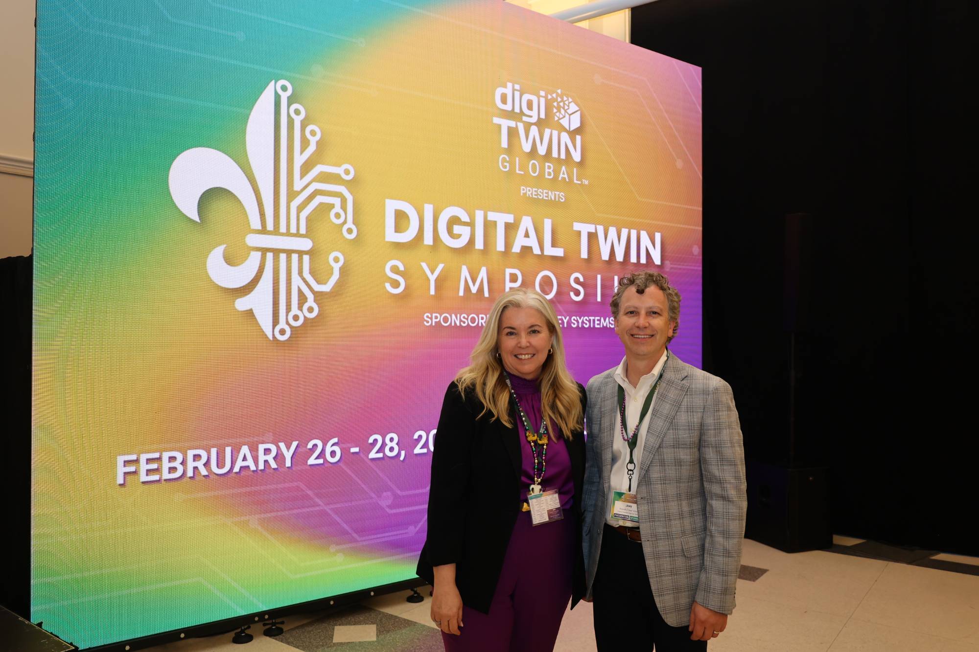 Dean Colvin at the Digital Twin Symposium Dean Colvin at the Digital Twin Symposium