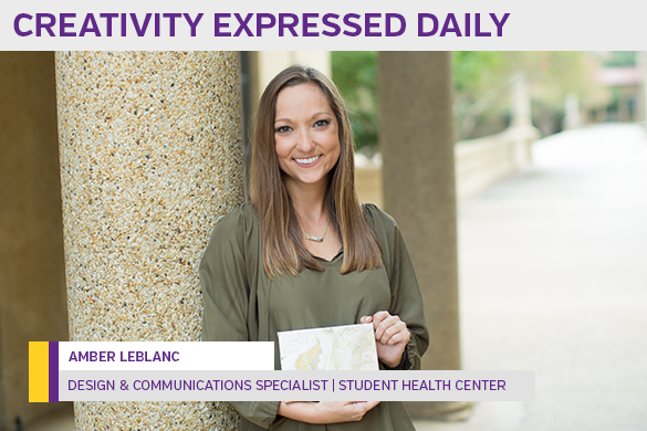 Amber LeBlanc, Comm Specialist for SHC, Creativity Expressed Daily