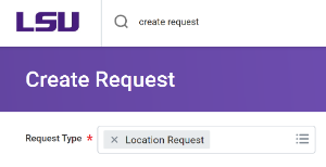Create Request task screenshot