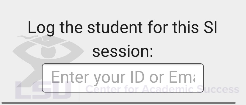 Login for Session Page