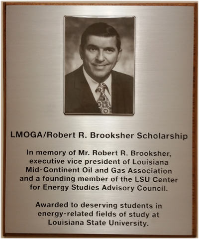 Robert R Brooksher plaque