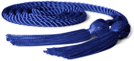 Royal blue commencment cord