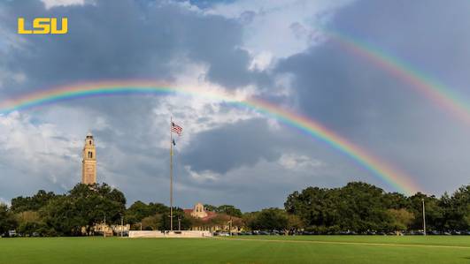 Double Rainbow over campus