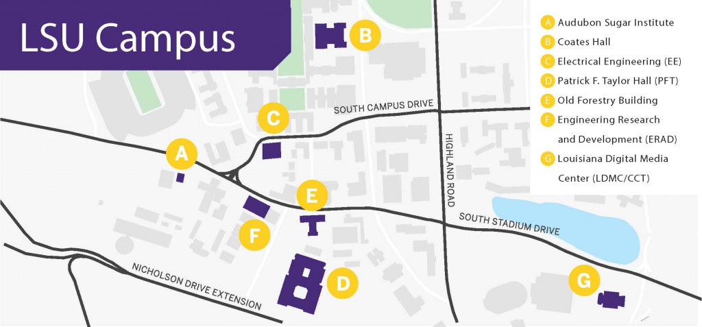 lsu campus map