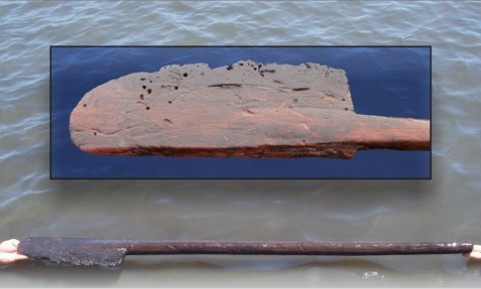 Mayan paddle discovered in Belize