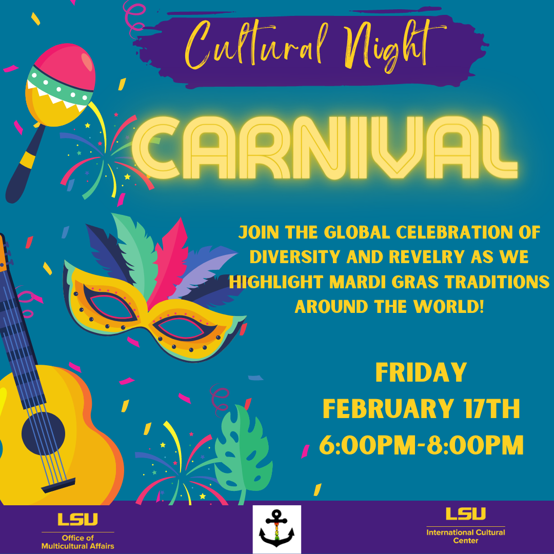 cultural night carnival poster