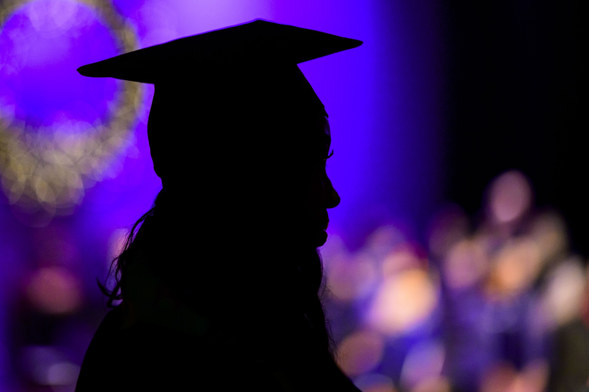 silhouette of a manship graduate