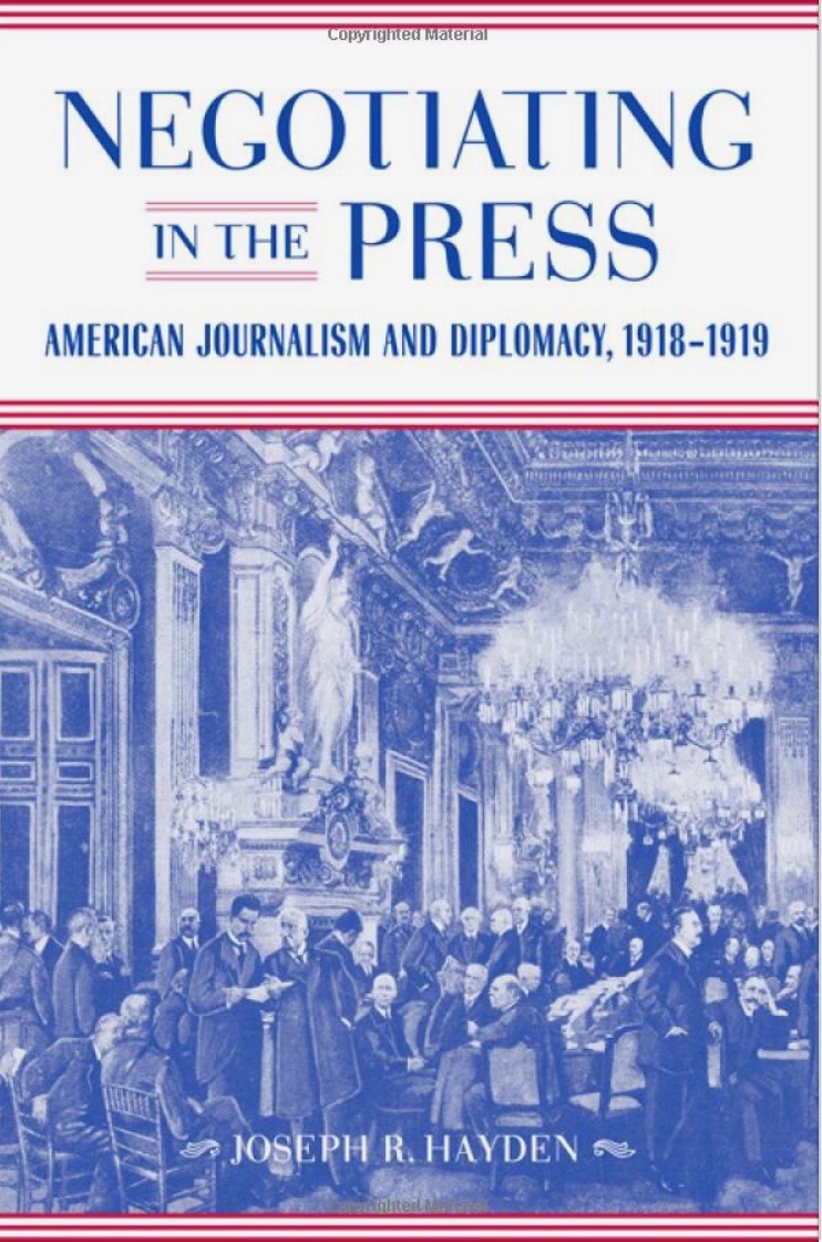 "Negotiating the Press" book cover 