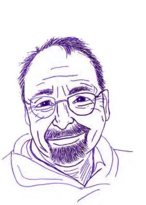 Illustrative headshot of Dr. Peter Clift, LSU Geology and Geophysics