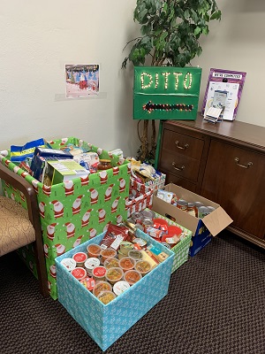 Ditto to Accounting Services Display Photo with Food Items